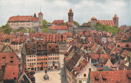 ALLEMAGNE - Vue Générale De La Ville - Nürnberg - Albrecht Durer Denkmal Mit Blick Auf Die Burg - Carte Postale Ancienne - Nuernberg