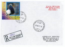 NCP 36 - 2060-a DOVE, Romania - Registered - 2011 - Pigeons & Columbiformes
