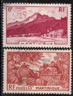 Martinique Timbres-poste N°237 & 239 Oblitérés TB Cote : 2€50 - Used Stamps