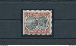 1923 DOMINICA - Stanley Gibbons N. 75 - 1 ½ Black And Red Brown - MNH** - Andere & Zonder Classificatie