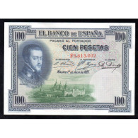 ESPAGNE - PICK 69 - 100 PESETAS 1925 - 01/07/1925 - SUP - 100 Pesetas