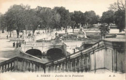 FRANCE - Nîmes - Jardin De La Fontaine - Carte Postale Ancienne - Nîmes