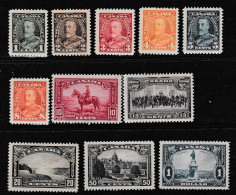  CANADA  1935  **  MNH  YVERT  179\89   VALOR  196 € - Unused Stamps