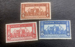 EGYPT 1931 – AGRICULTURAL & INDUSTRIAL EXHIBITION - SG 182/4, MH. - Neufs