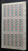 NOUVELLE-CALEDONIE - 1928-38 - N°YT. 141 - Palétuviers 4c - Feuille Complète - Neuf Luxe** / MNH - Ongebruikt