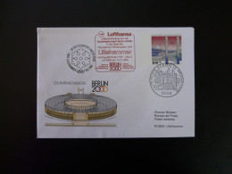 Lettre Vol Special Flight Cover Berlin Oslo Announcing Lillehammer Olympic Games Lufthansa 1993 - Hiver 1994: Lillehammer
