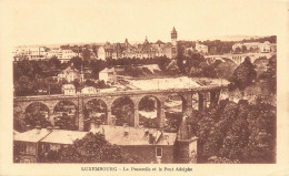 LUXEMBOURG - Luxembourg Ville  - Pont Adolphe Et La Passerelle  - Carte Postale Ancienne - Müllerthal