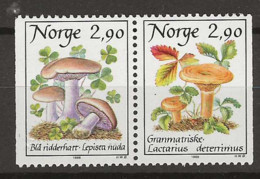 1988 MNH Norway, Mi 990-91 Postfris** - Unused Stamps