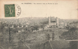 FRANCE - Fougères - Vue Générale Prise Du Rocher Du Loup - Carte Postale Ancienne - Fougeres