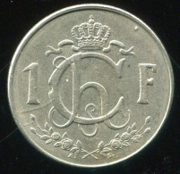 LUXEMBOURG - 1 Franc 1960 - Diameter: 21 Mm  KM# 46.3 * Ref. 0015 - Luxembourg