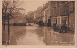 FRANCE - NANTES Inondee 1936 Quai De La Maison Rouge. VG Old Vehicles Tec - Inondations