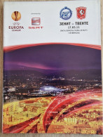 Programme FC Zenit - FC Twente - 17.03.2011 - UEFA Europa League - Football Soccer Fussball Calcio Programm - Books