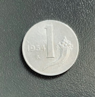 ITALIA - Moneta  1 Lira 1954 - 5 Liras