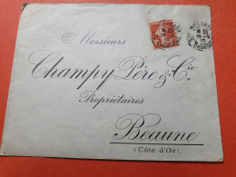 Enveloppe Commerciale De Bordeaux Pour Beaune En 1910  - Réf 3097 - 1877-1920: Semi-Moderne
