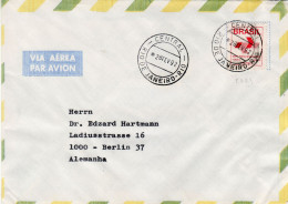 BRAZIL 1992 AIRMAIL LETTER SENT FROM RIO DE JANEIRO TO BERLIN - Cartas & Documentos