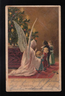 Weihnachten Christkind Weihnachtsbaum Kerzen Leuchten Bremen/Nienburg 15.12.1900 - Contre La Lumière