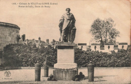 FRANCE - Château De Sully Sur Loire (Loiret) - Statue De Sully - Baron De Rosny - Carte Postale Ancienne - Sully Sur Loire