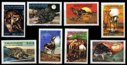 (014) Libya / Lybie / Libia / 1979 / Fauna / Animals / Tiere  ** / Mnh  Michel 704-711 - Libye