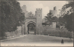 The Entrance, Arundel Castle, Sussex, C.1910 - Lévy Postcard LL8 - Arundel