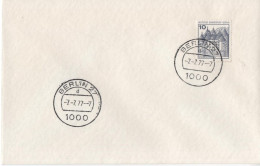 Germany Deutschland 1977 FDC Schloss Glucksburg, Canceled In Berlin - 1971-1980