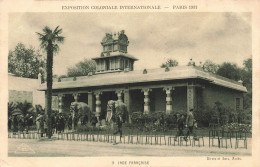 FRANCE - Paris - Exposition Coloniale Internationale - Inde Françaises - Carte Postale Ancienne - Expositions