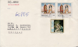 BRAZIL 1970  AIRMAIL R - LETTER SENT TO MONTEVIDEO - Lettres & Documents