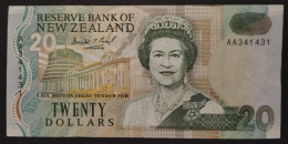 New Zealand 20 Dollar Year 1992 XF - Neuseeland