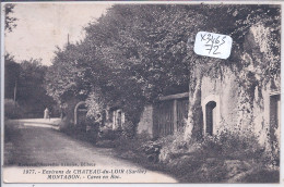 MONTABON- CAVES EN ROC- ENVIRONS DE CHATEAU DU LOIR - Chateau Du Loir