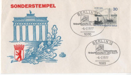 Germany Deutschland 1977 FDC Internationale Grune Woche, Farming Landwirtschaft, Canceled In Berlin - 1971-1980