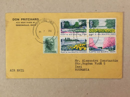 USA Greenville Ohio 1969 Plant For More Beautiful Cities Washington D.C. Andrew Jackson Philatelic Envelope - Brieven En Documenten