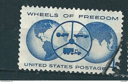 N° 699 Wheels Of Freedom Roues De La Liberté (4)  Timbre Stamp  Etats-Unis 1960 Oblitéré 792/1162 - Usati