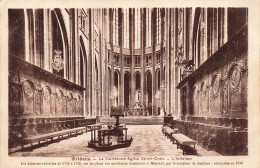 FRANCE - Orléans - La Cathédrale Eglise Sainte Croix - L'intérieur - Les Boiseries Exécutées De - Carte Postale Ancienne - Orleans