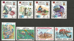 8 Timbres Du Qatar ( Neufs**) - Qatar