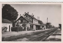 CPSM 62 LILLERS LA GARE  1959 PETIT FORMAT - Lillers