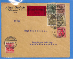 Allemagne Reich 1921 - Lettre Durch Eilboten De Falkenstein - G29153 - Covers & Documents