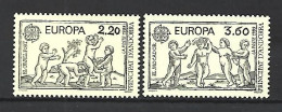 Timbre De Europa Neuf ** Andorre Français N 378 / 379 - 1989