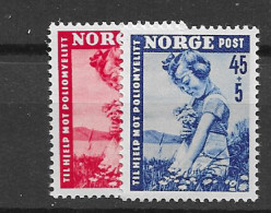 1950 MNH Norway Mi 351-52 Postfris** - Unused Stamps