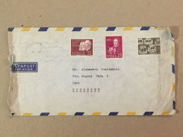 Sweden Sverige 1969 Philatelic Cover Alfred Nobel Prize Mecknikov Ehrlich Rutherford 1908 Carl Jonas Love Almqvist - Covers & Documents