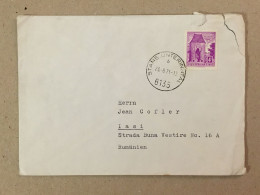 Austria Osterreich Used Letter Circulated Cover Stamp 1971 Hainburg An Der Donau Wiener Tor - Briefe U. Dokumente