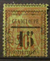 GUADELOUPE  -  N° 8  III  C    -  Oblitéré   -   TTB  -  Variété - Autres & Non Classés