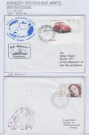 Germany  FS Meteor Reise 60 + Reise 61  1  Signature 2 Covers 2004 (GF174) - Polar Ships & Icebreakers