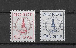 1960 MNH Norway Mi 440-41, Postfris** - Ongebruikt