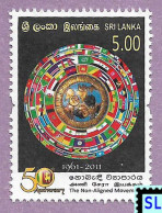 Sri Lanka Stamps 2011, Non-Aligned Movement, Flags, MNH - Sri Lanka (Ceylon) (1948-...)