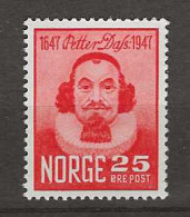 1947 MNH Norway Mi 334 Postfris** - Ungebraucht