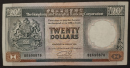 HONG KONG HSBC 20 DOLLAR Year 1989 - Hongkong