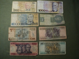 BRESIL. LOT DE 8 BILLETS DE BANQUE DIFFERENTS. 1975 / 1990 - Brasil