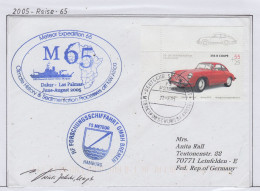 Germany  FS Meteor Reise 65  1  Signature 1 Cover 2005 (GF175) - Polar Ships & Icebreakers