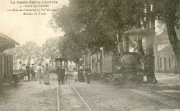 70 - Scey Sur Saone - La Gare Des Chemins De Fer Vicinaux - Arrivée Du Tram - Scey-sur-Saône-et-Saint-Albin