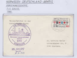 Germany  FS Gauss 1980 Signature Capt Cover (GF177) - Barcos Polares Y Rompehielos