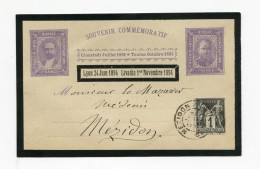 !!! PSEUDO ENTIER POSTAL COMMEMO LYON 1894 ET LIVADIA 1894, A L'EFFIGIE DU TSAR - Private Stationery